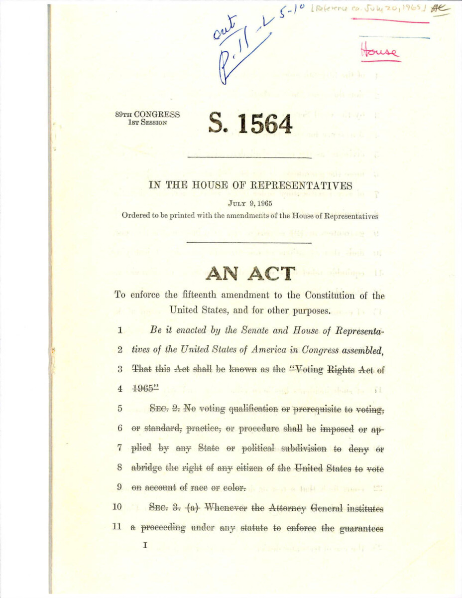 Annotated Copy Of The Senate Version Of S. 1564 As Returned To The House For Concurrence, With House Revisions Included