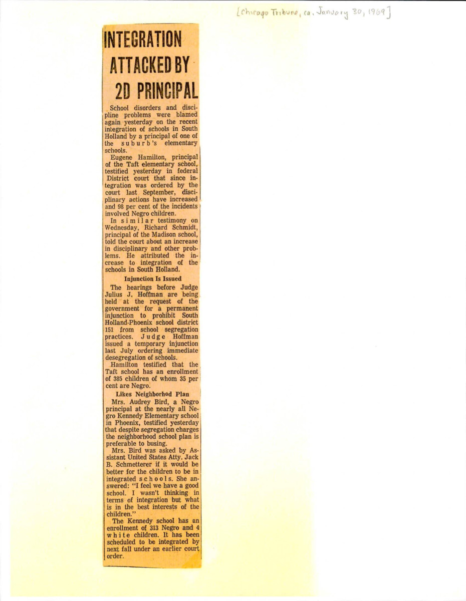 Article About The Shifting Demographics Of Chicago High Schools Since Attendances Boundaries Have Changed.