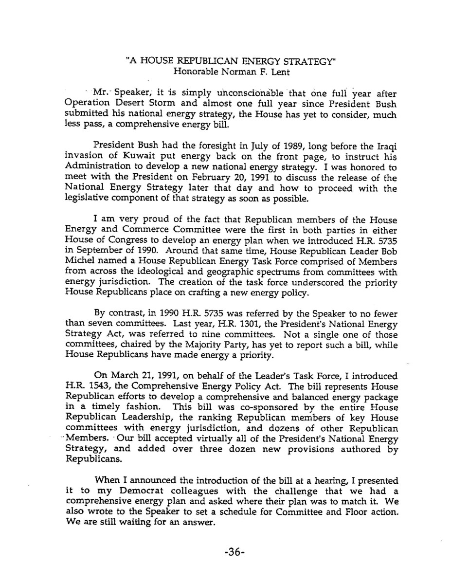 Part of a larger document, titled "The Republican Congress: A Manifesto for Change in the House of Representetives",