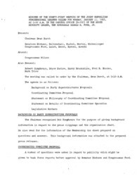 ["The meeting minutes outline the Republican leadership's about the Republican Coordinating Committee."]