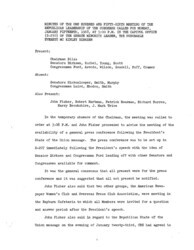 ["The meeting minutes outline the Republican leadership's preparations for a response to the president's State of the Union Address."]