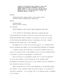 ["The meeting minutes outline the Republican leadership's discussions about the Republican Coordinating Committee."]