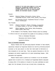 ["The meeting minutes detail the Republican leadership's discussions about upcoming appropriations bills."]