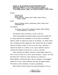 ["The meeting minutes outline the Republican leadership's plans for future press conferences."]