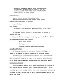 ["The meeting minutes outline the Republican leadership's discussions surrounding China and the price of grain."]