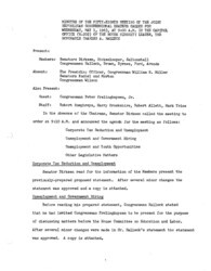 ["The meeting minutes outline discussions by the Republican leadership about unemployment."]