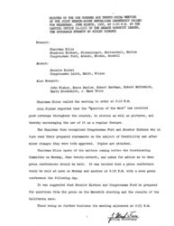 ["The meeting minutes outline the Republican leadership's prepartions for upcoming press conferences and brief discussion about the shooting of James Meredith."]