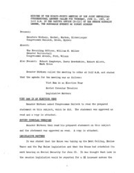 ["The meeting minutes outline the Republican leadership's discussions about Vietnam, the Soviet Union, and pending legislation."]