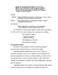 ["The meeting minutes outline the Republican leadership's discussions about the proposed federal budget."]