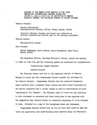 ["The meeting minutes outline the Repbulican leadership's discussions concerning the Hanford Project and spending on foreign aid."]