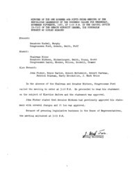 ["The meeting minutes reference the Republican leadership's prepared statement on election reform."]