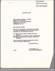 ["The document consists of correspondence regarding the proposed reports on the Water Quality Study, Arkansas-Red River Basins, Hugo Reservoir, and Broken Bow Reservoir in Oklahoma. The reports discuss the advisability of including hydroelectric-power facilities at Broken Bow Reservoir and recommend modifications to the project to include fish and wildlife conservation and general recreation. The total estimated cost of the project is $39,600,000 for construction, with local interests required to bear costs for water supply. The Board of Engineers for Rivers and Harbors concurs with the recommendations, and the Chief of Engineers supports including hydroelectric-power facilities at Broken Bow Reservoir."]