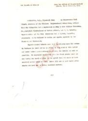 ["Congressman Carl Albert met with officials from the Indian Affairs department to discuss procedures for making per capita payments to the Choctaws and Chickasaws. Superintendent Roberts will set up an office in Masimagee to handle the payments, with the first checks expected to be sent out in July for $350 each to enrolled members. Payments will only be made after checks are sent out to living enrolled members."]