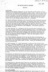 ["The Business Committees of the three Sac and Fox Tribes met to discuss the division of judgments awarded in Docket 138 and Docket 143. Each group proposed different methods of division based on old rolls, current membership, or a compromise. The funds have been appropriated but are awaiting legislation for distribution. A $30 per capita payment has been requested for all members on the roll as of May 31, 1966, with payments expected in September or October. It is important for members to keep their addresses updated to receive payment."]