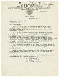 ["The document is addressed to Congressman Carl Albert and expresses gratitude for his work on the Talihina Indian Hospital project. It discusses the hospital's capacity of 237 beds, which has not been fully utilized due to lack of funding. The current superintendent had to cut the number of patients due to funding issues, but there is a need for the hospital to care for more patients. Despite the challenges, the writer appreciates the congressman's efforts to keep the institution open."]