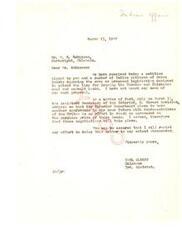 ["The letter is in response to a petition opposing legislation to extend the leasing time for Choctaw and Chickasaw lands. The Interior Department plans to have a conference to reach an agreement on the purchase price of the lands, and the writer, Carl Albert, assures the recipient that he will resist any effort to delay the matter."]