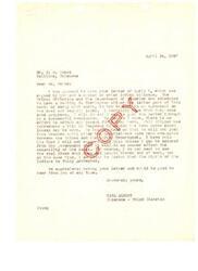 ["Carl Albert received a letter from Mr. Dukes and other Indian citizens regarding the coal and asphalt lands. He will push for a successful conclusion in the upcoming meeting in Washington. There is a bill in Congress Carl Albert to extend lease terms, but it will not be pushed until after negotiations are completed. Carl Albert will only support the bill if it does not affect the salability of the lands. He wants to protect the rights of the Indians while also ensuring the coal mines stay open. Carl Albert appreciates the letter and welcomes further communication."]