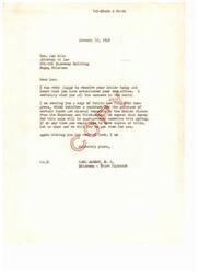 ["The document is a friendly exchange between Lon Kile, an attorney, and Carl Albert, a member of Congress. Lon congratulates Carl on establishing his own office and expresses optimism for his own practice. Carl requests copies of the Stigler Act from Lon. Lon also expresses hope for Truman's rationality during the Russian crisis."]