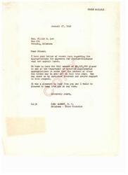 ["The document is discussing appropriations for payments for Choctaw-Chickasaw coal and asphalt lands, with the hope that the full amount of $8,500,000 will be placed in a Department of Interior supplemental appropriations. The writer expresses continued interest and support in this matter and mentions the need to address the hiring conditions of the Choctaw Indians. The document also includes personal greetings and a request for a prompt response."]