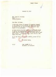 ["Mrs. Susie B. Williams wrote to Congressman Carl Albert regarding payment to members of the Choctaw and Chickasaw Tribes for the sale of their coal lands. Congressman Albert assured her that efforts were being made to secure the full amount of $8,500,000 for payment to all tribe members. Mrs. Williams expressed the importance of the payment for the tribes and requested information on when they would receive it."]