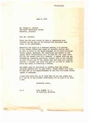 ["Mr. Ashford wrote to Mr. Albert expressing his interest in the sale of coal lands to the government. Mr. Albert informed him that proof of heirship notices will be sent by the Indian Office to determine legal heirs and payments will be made to living enrolled members first. Mr. Ashford also inquired about Indian payments and potential oil royalties, stating that he never signed anything regarding his property. He requested a blank form for his payment consent check."]