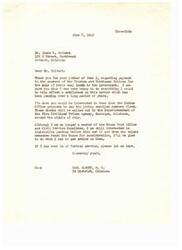 ["Mr. Colbert thanks Mr. Albert for his efforts in helping to settle the payment issues for the Choctaw and Chickasaw Nations. Mr. Albert informs Mr. Colbert that payments will be made to living enrolled members first and that he will continue to support legislation related to their interests. Mr. Colbert expresses gratitude for Mr. Albert's support and hopes for action on their Salary Bills."]