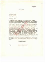 ["Mrs. Effie John has inquired about payments to heirs of deceased members of the Choctaw and Chickasaw Tribes for coal and asphalt lands sold to the government. The proof of heirship notices will be sent out by the Five Civilized Tribes Agency in Muskogee, Oklahoma after living enrolled members are paid. Mrs. John, as an enrolled member, will receive her payment first before applying for heirship payment. Payments to living enrolled members are expected to begin in July. The deceased member's share will be divided equally among legal heirs, and the Agency will determine the amount each will receive. Congressman Carl Albert has provided this information and offered further assistance if needed."]