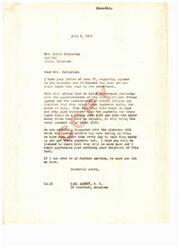 ["Mrs. Celia Kaluzniak wrote to Carl Albert, a member of the House of Representatives, regarding the slow payment to the Choctaws and Chickasaws for coal and asphalt lands they sold to the government. Albert assured her that payments would be made in July, totaling about $350. He expressed frustration with the Indian Service's delays and promised to expedite the process. Kaluzniak also raised questions about per capita payments for Indians in Atoka and Push counties, and requested clarification on funds from a lawsuit."]