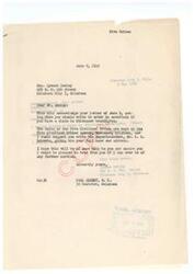 ["The letter is from Lymon Seeley to Representative Carl Albert, inquiring about how to ascertain if he has a claim to Chickasaw headrights. Albert suggests contacting the Superintendent at the Five Civilized Tribes Agency in Muskogee, Oklahoma. Seeley expresses his belief that he has a claim and asks for further assistance."]
