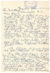 ["The text includes correspondence between individuals regarding job opportunities and the appointment of a custodian for the Choctaw Capitol. Will T. Walker is seeking a job and has applied for the custodian position. The letters discuss the need for action to protect valuable and historical property in the community. The correspondence is formal and seeks assistance in addressing these issues."]