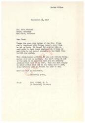 ["The text is a letter from the Secretary of the Interior to Honorable Carl Albert discussing an offer from a person to develop the North Burbank Oil Field on the Osage Reservation without reducing royalty rates paid to the Osage Tribe. The Department is also considering a petition for a further hearing on unitizing and water-flooding at reduced royalty rates in the same oil field. The final decision will be communicated once reached."]