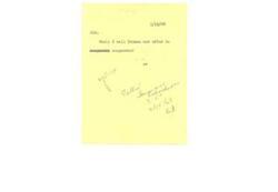 ["The Citizen Band of Potawatomi Indians Business Committee sent a letter to Congressman Carl Albert requesting support for the establishment of a Public Health Service Hospital in their area. The resolution adopted by the committee highlighted the need for a hospital due to unsatisfactory contract medical arrangements and a lack of access to healthcare services. Congressman Albert responded positively, expressing his willingness to cooperate with the Oklahoma Congressional Delegation on the project."]