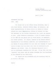 ["A meeting was held to discuss the need for amendments to the Choctaw Termination Act of 1959. A list of changes was agreed upon, and legislation to amend the act and repeal it was proposed. The Bureau of Indian Affairs and Congressional offices were involved in working out the language of the legislation. A bill was introduced to complete the action for the Choctaw Tribe authorized by the Act of April 26, 1906. The bill includes provisions for selling lands and mineral rights, conveying lands to legal entities, and transferring lands for public use. Cases/Acts: Termination Act"]