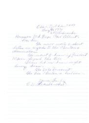 ["The document is addressed to Mr. C.N. Brokeshoulder regarding the repeal of the Choctaw Termination Act. It states that the President has signed the bill introduced by the Oklahoma Congressional Delegation, which repeals the Act and allows for the continuation of the Choctaw Tribe. The document is signed by Michael L. Reed, Legislative Assistant. Cases/Acts: Termination Act"]