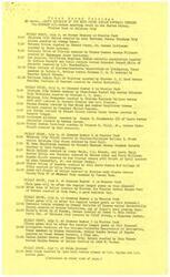 ["The document provides the pairings for the men's division of the 1971 State Indian Softball Tournament, listing the teams, coaches, and game times. It also includes information about other upcoming American Indian sporting events and tournaments."]