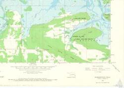 ["The document is a detailed topographic map of Lake Wister State Park, including the Miller House and Anderson Ridge. It includes a variety of specific measurements and features, such as approximate elevation, mail and bus routes, and the location of the Heart o' the Hills. Road classifications are indicated, and dotted lines represent 10-foot contours. The map complies with national map accuracy standards and is available for purchase from the U.S. Geological Survey. The document also includes a quadrangle location and is part of the Albert, Departmental, Box IIe, Folder 42 Maps F3, Item 79 series."]