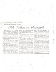 ["The document discusses a Federal Trade Commission study that criticizes the Bureau of Indian Affairs for failing to protect Indian interests in dealing with energy companies leasing tribal lands. The study recommends that the BIA improve its collection of rents and royalties owed to tribes, encourage joint participation of Indians and energy companies in developing tribal mineral resources, and train Indians to handle their own leasing decisions. Additionally, the text includes an application form for Cherokee Nation members to register to vote, which requires certification from the Bureau of Indian Affairs."]