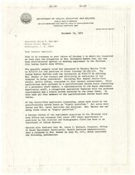 ["The document is a response to a request to investigate an allegation of discrimination in employment at the Oklahoma City Indian Health Area Office. The investigation found that all appointments to clerical and stenographic positions since 1967 were individuals of Indian descent. The document concludes that the allegation of discrimination is not warranted based on the review conducted."]