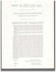 ["This resolution declares Congress's intention to grant full citizenship rights to Native American tribes and individuals in certain states, and to remove them from federal supervision and control. It also calls for the Secretary of the Interior to review existing legislation and treaties and make recommendations for further legislation by January 1, 1954."]