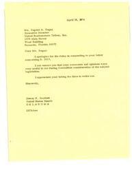["The document is a response to Mr. Begay's concerns about S. 1017, with Senator Dewey F. Bartlett thanking him for his input and assuring him that his comments were useful during Committee consideration. The United Southeastern Tribes, Inc. also provides specific recommendations for changes to Title II of the bill, particularly regarding funding criteria for Indian students in public schools and the monitoring of funds. They hope for careful consideration of their concerns and thank Senator Bartlett for his support in improving Indian education."]