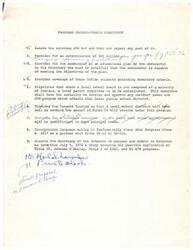 ["The proposed Jackson-Fannin substitute amends the existing JOM Act without repealing any part of it. It authorizes $65 million per year for fy75o76 and requires contractors to submit an educational plan to the Secretary. It covers Indian students attending dormitory schools and establishes a local parent committee in schools where the majority of the school board is not Indian. It provides forward funding for school districts, rateable reduction in case of insufficient appropriations, and clarifies Congress's partnership with Title IV of PL 92-318. It also directs the Secretary of the Interior to conduct a study on possible program duplications and includes provisions for hold harmless and private schools."]