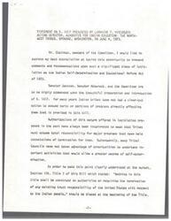 ["Lorraine F. Misiaszek presented comments and recommendations on the Indian Self-Determination and Educational Reform Act of 1973. She commended Senator Jackson, Senator Abourezk, and the Committee for their work on the bill, highlighting the importance of allowing tribes flexibility in assuming parts of programs that affect them. She also addressed the need for better cooperation between states and tribes in education, broader definitions of educational programs, fair pay for educational personnel, and tribal representation in advisory councils. Furthermore, she emphasized the critical need for school construction funds and land acquisition privileges for tribes establishing educational agencies and schools."]