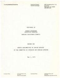 ["Gordon Cavanaugh, the Executive Director of the Housing Assistance Council, testified before the Senate Subcommittee on Indian Affairs in 1975 about the housing needs of rural poor people, with a focus on Indian housing problems. He discussed the complexities of the Indian housing delivery system and highlighted the inadequacy of federal housing programs in meeting the needs of the Indian population. Cavanaugh commended the Subcommittee for addressing these issues and offered recommendations for improving the quality of housing for Indians."]