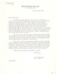 ["The letter from James Abourezk to his colleagues in the Senate discusses the need for a Joint Congressional Resolution to protect the religious rights of traditional American Indian religions. The resolution aims to address infringements on these rights, such as denial of access to sacred sites, use of sacred objects, and interference in religious ceremonies. It highlights the importance of religious freedom for all people, including American Indians, and calls for a clear federal policy to protect and preserve their religious practices."]