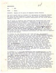 ["The Comanche Indian Housing Authority is experiencing issues with 83 units of housing that were constructed with crawl spaces underneath the foundation, causing settling and deterioration. The Housing Authority believes HUD should take financial responsibility for repairs, while local HUD officials claim it is due to inadequate maintenance. Efforts to resolve the issue with HUD have been met with delays, causing frustration for the Housing Authority and tenants living in deteriorating conditions. Assistant Secretary Simons is holding up the recommendations for repairs, and a phone call from DFB to him is suggested to expedite the process."]