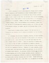 ["The document is a plea for help regarding a local situation involving the sale of alcohol to minors and the lack of action by local authorities. The writer expresses frustration with the lack of response from the District Attorney and Sheriff's Office in addressing the issue. The document also mentions a previous conflict with the Mayor over the election of the Chief of Police."]