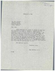 ["The document discusses the retirement of Albert A. Exendine from the Indian Service, who has worked beyond the mandatory retirement age. The Department of the Interior, Bureau of Indian Affairs, explains that there is no special reason for him to be retained beyond the retirement age. Efforts are being made to try to retain him for another year, but it is unlikely due to the regulations in place. Congressman Page Belcher and Mr. Bert McElroy are involved in trying to address this issue."]