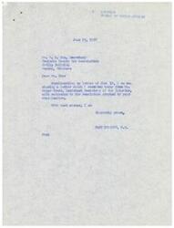 ["The document from the Seminole County Bar Association expresses concern about the discretion exercised by the Area Director of the Bureau of Indian Affairs in releasing trust funds for fees and expenses ordered by the County Court. The Department of the Interior explains that the Secretary has supervisory control over restricted property, and while they respect the actions of the probate courts in Oklahoma, they must independently examine claims to ensure fairness. Appeals can be made to the Commissioner of Indian Affairs and the Secretary of the Interior. The Bar Association is assured that appeals are carefully considered."]