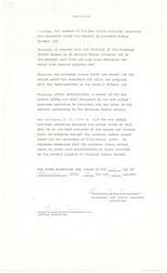 ["The Kaw Indian Business Committee supports the renewal of Chilocco Indian School and recommends that the School Board be given more consideration in the decision-making process. Newman Littlewalker has been delegated to represent the Kaw Tribe in all matters pertaining to the school. This resolution was passed in March 1973."]