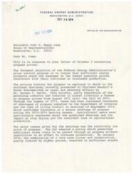 ["The Federal Energy Administration is responding to concerns about propane prices. They explain the history of propane pricing and how regulations have affected supply and demand. They are working to find a solution that balances the needs of retailers and consumers while maintaining production levels. The FEA is evaluating feedback from public hearings and written submissions to determine the best course of action."]